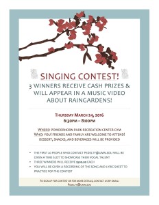 Singing Contest Flyer